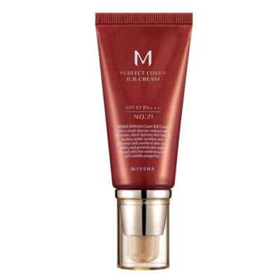 Missha M Perfect Cover BB Cream Farbton Light Beige Nr. 21, 50 ml - Bild 1 von 3