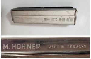Vintage Hohner Echo Key of C Harmonica Made in Germany NICE - Picture 1 of 10