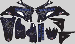 2006-2009 Yamaha YZ250f YZ450f Graphics Decal fender shrouds Widow Maker - Picture 1 of 1