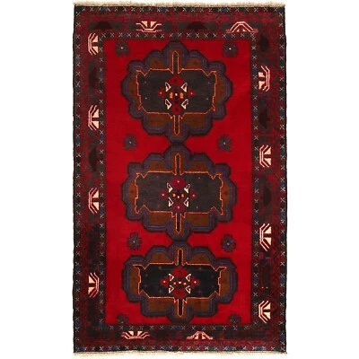 Tribal Hand Made Oriental Wool Artisan By Tribe Women Area Rug 2'11x4'11, G29151 - Image 1 of 4