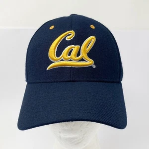 UC Berkeley Cal Bears Fitted 100% Wool Cap Hat Size 6 7/8 by Zephyr - Picture 1 of 5