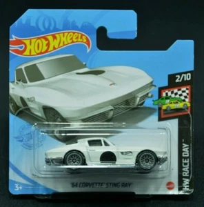HOT WHEELS 2021 64 CORVETTE STING RAY GTB88 #10 HW RACE DAY NEU OVP - Bild 1 von 1