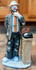 Porcelain 9.25" Emmett Kelly Jr. "The Executive" Professional Series by Flambro