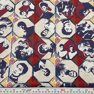 Star Trek 2013 for Camelot Fabrics Geometric Cotton Fabric by the HALF YARD - Image 1 of 2