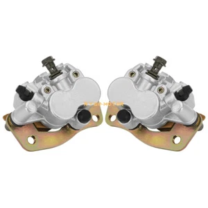 Front Left Right Brake Caliper & Pads For Yamaha Rhino 450 660 700 YXR 2004-2013 - Picture 1 of 10