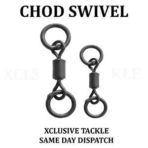 Double Chod Ring Swivel - 2 Sizes - Carp Fishing Swivels Carp Fishing Tackle - Picture 1 of 3