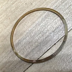Omega 18k Yellow Gold 1.2g Bezel Ring Ref 1960246 33mm/31mm BDB74 - Picture 1 of 12