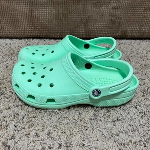 Mint Green Crocs Classic Clogs Unisex Size 7 Men Women 9Lightweight EVA Sandals - Picture 1 of 11