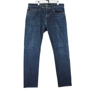 Revtown Decade Denim Automatic Straight Leg Jeans Mens Size 34x33 Blue Stretch - Picture 1 of 13