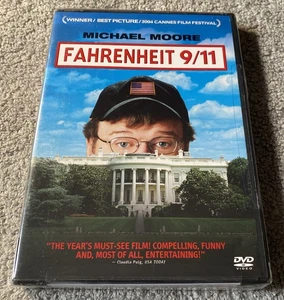 Fahrenheit 9/11 DVD Michael Moore Sealed New Free Shipping 878C - Imagen 1 de 4