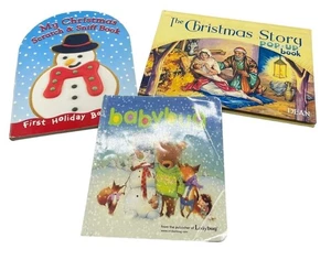 set of 3 children's Christmas books bedtime story time random youth READ - Imagen 1 de 7