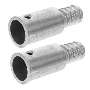 2 Stück Gewindeverbinder Besenstiel Verlängerungsstange Adapter Spitzen - Bild 1 von 12