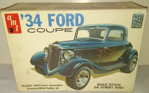 Ford Cupé AMT 1934 1970 edición original Street Rods modelo kit # T134 con caja - Imagen 1 de 11