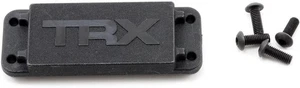 Traxxas 5326X Servo Cover Plate, 3 x 8mm BCS, Set of 4 Black  - Picture 1 of 2