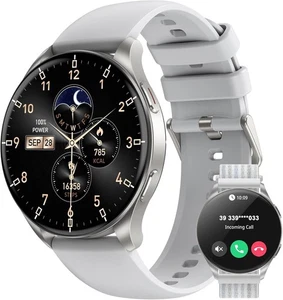 IOWODO AMOLED Fitnessuhr mit Bluetooth Anrufen IP68 Herren Damen - Bild 1 von 7