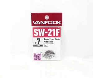 Vanfook SW-21F Spoon Expert Wide Hook Size 7, 16/pack Black (8132) - Picture 1 of 6