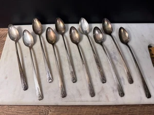 Oneida Community MILADY Silverplate 1940 Silverware Flatware Iced Tea Spoon (10) - Picture 1 of 7