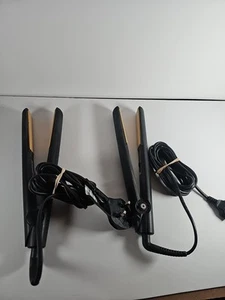 2 piastre per capelli GHD nere e oro ricambi o riparazioni - Foto 1 di 4