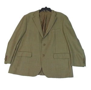 JOSEPH & FEISS Braun Hahnentritt Karo Sport Mantel Blazer Herren 46 S Wolle - Bild 1 von 16