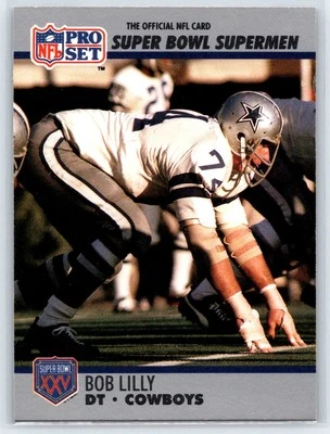 1990-91 Pro Set Super Bowl XXV Silver Bob Lilly Dallas Cowboys #85 - Image 1 of 2