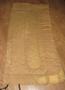 Vintage Coleman Plaid Flannel Lined Heavy Duty Sleeping Bag 36x75 - Picture 1 of 11