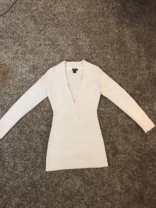 Wet Seal vintage sparkly sweater mini dress Medium - Picture 1 of 14