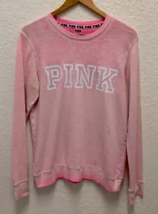 Victoria's Secret PINK Ombre Sweatshirt Top Shirt Sz XS Oversized - Picture 1 of 9