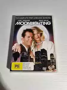 Moonlighting Complete Series 1 2 DVD 5 Disc Set R4 Free Postage in Australia - Picture 1 of 3