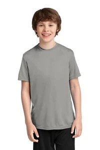 Port & Company Kids Dri-Fit Workout Sports Moisture Wicking Gym T-Shirt M-PC380Y - Picture 1 of 38