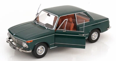 New KK-SCALE BMW 1802 1-SERIES 1967 1:12 Model Car GREEN KKDC120083 KidBX - Image 1 of 4