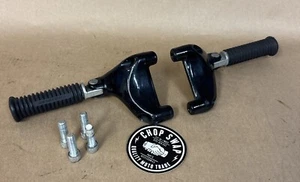 OEM Harley-Davidson Sportster Passenger Peg Mounts & Pegs, 49315-04, 49314-04 - Picture 1 of 11