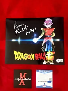 Foto autografata firmata Aaron Roberts 8x10 Dragonball Z Khai Beckett certificato di autenticità - Foto 1 di 1