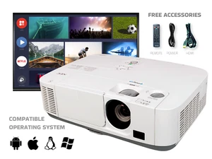 NEC P401W 3LCD Projecteur Entreprise & Éducation 4000 Ansi HD 16 : 10 WXGA HDMI - Photo 1/14