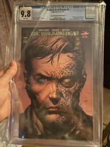 WALKING DEAD DELUXE #1 CGC 9.8 2nd Print GOLD Foil Skybound CVL Exclusive - Picture 1 of 1