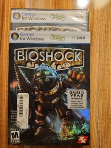 BioShock 1ST PRINT w/ Slipcover (PC DVD, 2007) FACTORY SEALED! - RARE! - Picture 1 of 4