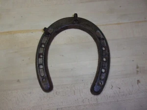 vintage lucky horseshoe cast metal wall hanger display home decor FREE SHIPPING - Picture 1 of 8