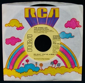 THE SHIRELLES~Do What You've A Mind To~Girl Group Promotional 45✦ RCA #DJH0-0192 - Picture 1 of 2