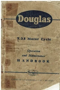 DOUGLAS T35 MOTORRAD ORIGINAL BESITZERANLEITUNG & WARTUNGSHANDBUCH - Bild 1 von 1