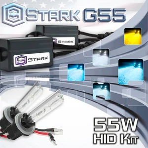 Stark 55W MICRO Slim HID Light Xenon Kit Fog Lights Only - 880 881 893 899 (A) - Picture 1 of 10