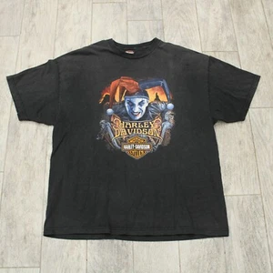 Harley Davidson Men's 2XL Monterey California USA T-Shirt Clown Jester 2017 - Picture 1 of 6
