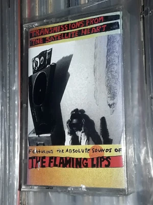 THE FLAMING LIPS TRANSMISSIONS SATELLITE HEART CASSETTE USA ED PSYCH ROCK SEALED - Image 1 of 4