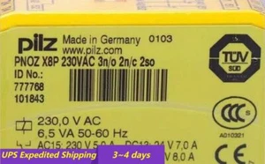 Pilz 777768 PNOZ X8P 230VAC 3n/o 2n/c 2so Safety Relay UPS Shipping - Picture 1 of 2