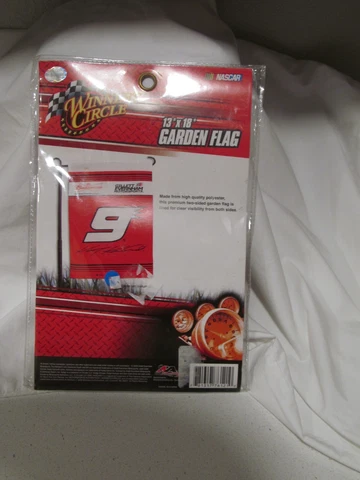 NASCAR Winner's Circle NO 9 Budweiser Car Kasey Kahne Garden Flag size 13" x 18" Cover