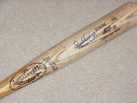 Evan Longoria H&B Game Used Signed Bat Tampa Bay Rays Cover