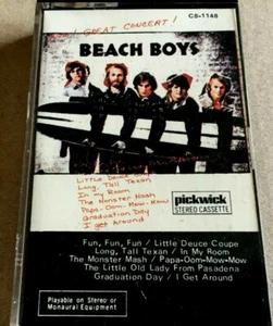 The Beach Boys - 'Wow! Great Concert Live - Rare 1972 Copy - Album Cassette - Picture 1 of 4