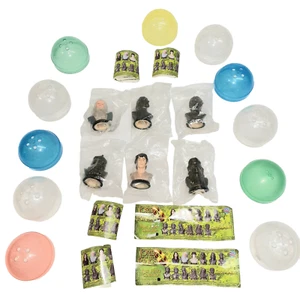 LOT 1 Tomy LORD OF THE RINGS BUST Figure Collection - set of six w orig eggs NR - Picture 1 of 11
