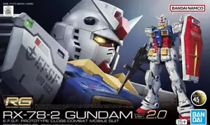 RG 40 RX-78-2 Gundam Ver. 2.0 Robot Real Grade 1/144 Model Kit Montaggio BANDAI - Foto 1 di 24