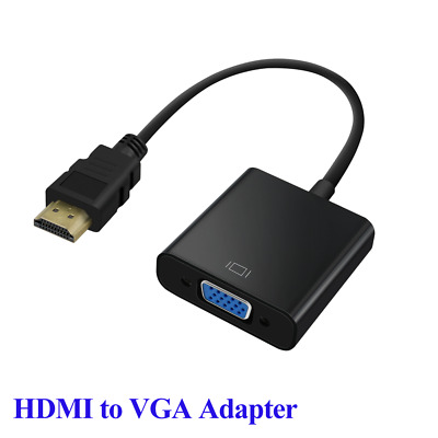 HDMI to VGA Adapter HDTV 1080p Konverter Akti...