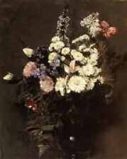Henri Fantin Latour photo A4 autumn flowers 1861