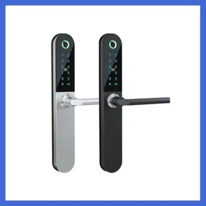 RFID Card Apartment Anti-theft Fingerprint Password Combination Lock+Card - Picture 1 of 16